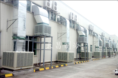 玩具工廠車間節能環?？照{安裝工程案例